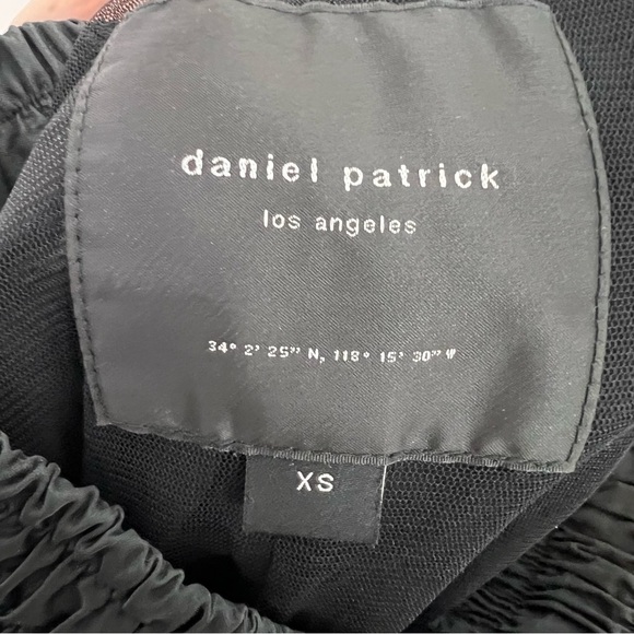 Daniel Patrick Parachute Pants womens XS Black Blue Track Pants Activewear - Picture 11 of 11